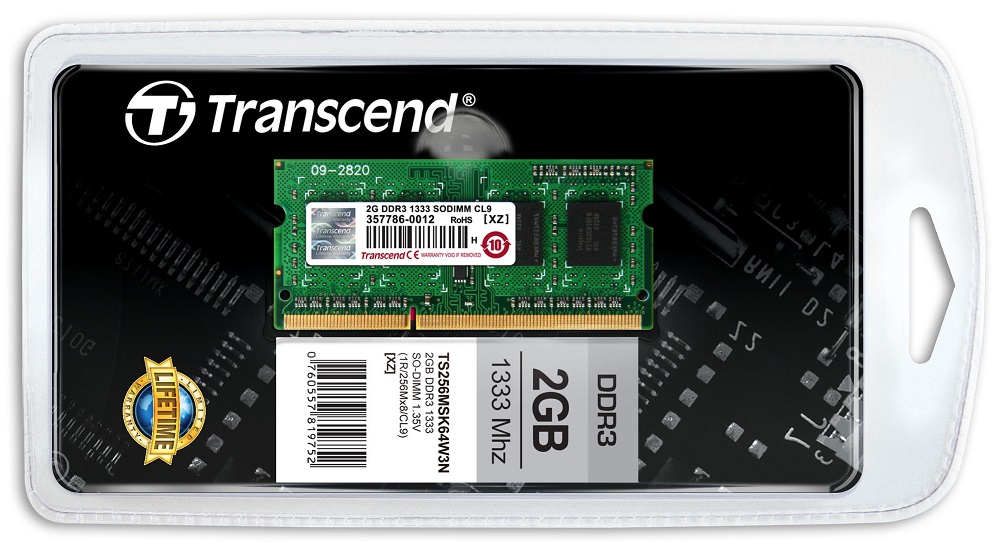 2GB DDR3 1333 SO DIMM
