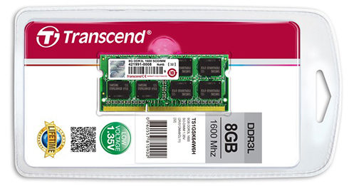 8 GB DDR3L 1600 SO DIMM