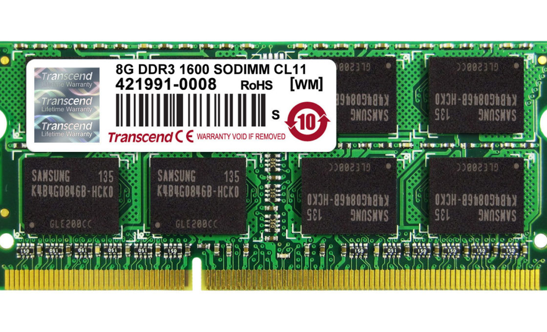 8GB DDR3 1600 MHz SO DIMM