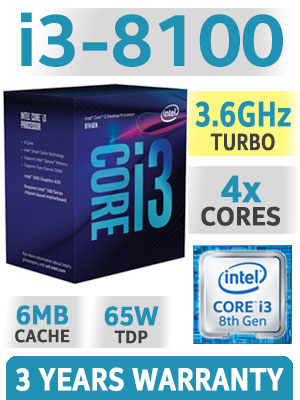 Core i3 8100