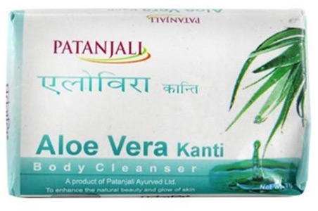 Patanjali Aloevera Kanti Body Cleanser Soap