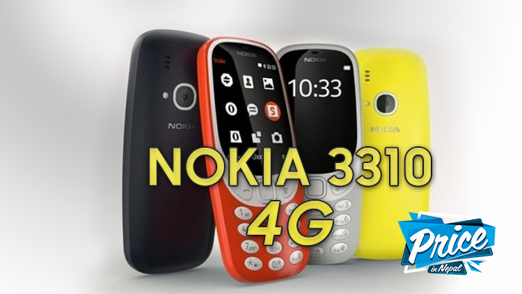Nokia 3310 4G Price in Nepal, Nokia 3310 with 4G LTE launched
