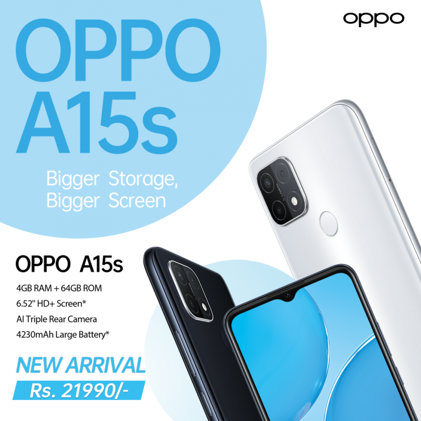 oppo A15s price in nepal, Oppo A15S launched in Nepal, how much does it cost?