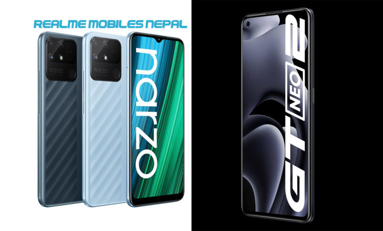 Realme Mobiles Price in Nepal 2022, Realme Mobiles Price in Nepal 2022