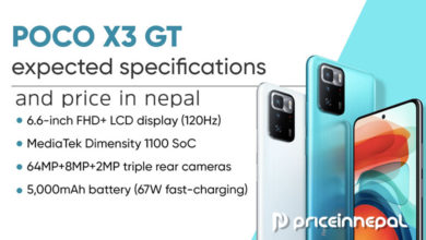 Poco X3 GT Price in Nepal, Poco X3 GT Price in Nepal