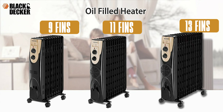 black and decker oil heater