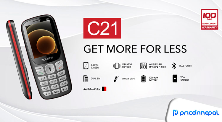 Colors C21 Price in Nepal