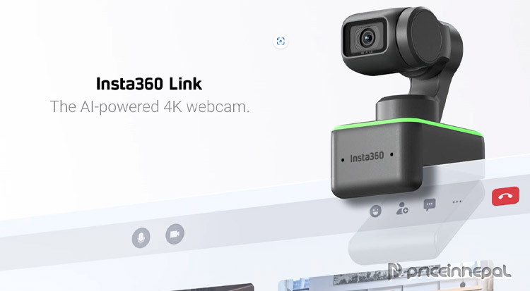 Insta360 Action Camera Price In Nepal Insta360 Link UHD 4K AI Webcam