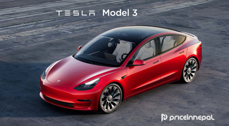 Tesla Model 3 Price in Nepal